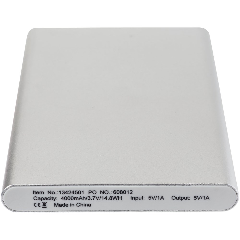 Pep 4000 mAh Powerbank Silber