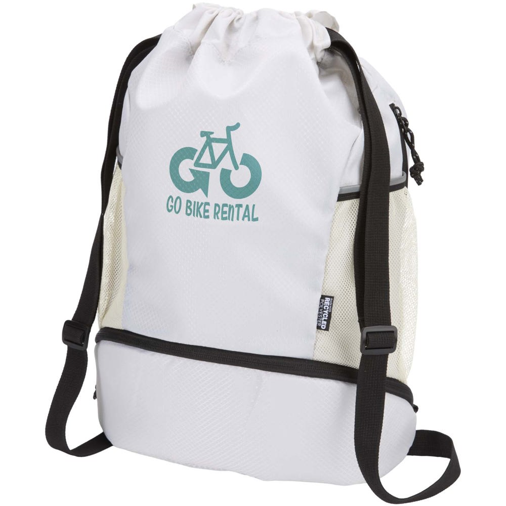 Sac de sport Nomad à cordon en matériaux recyclés certifiés GRS avec compartiment inférieur de 18 L Sandstone