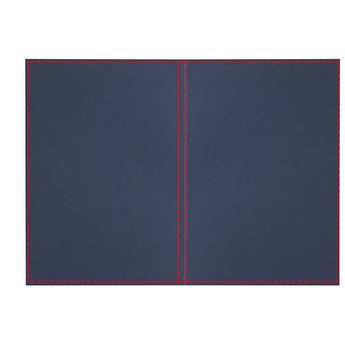Carnet Novella Austen A5 à couverture souple de 100 feuilles bleu foncé