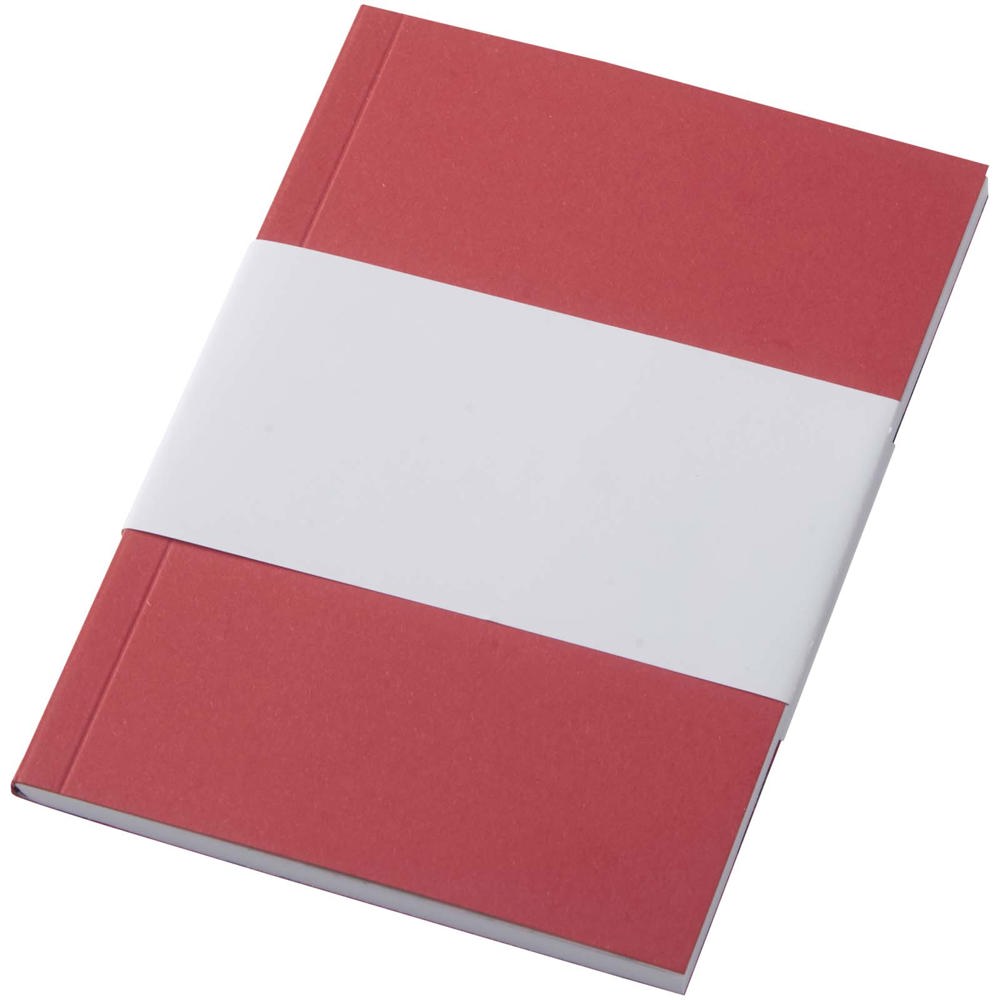 Cahier Novella Austen A6 recyclé à couverture souple de 50 feuilles Rouge