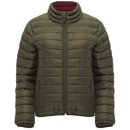 Finland isolierte Jacke für Damen Militar Green