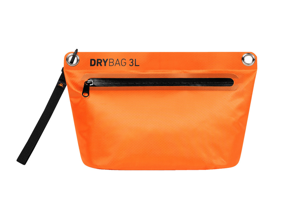 Reissverschluss-Tasche DRYBAG Orange néon
