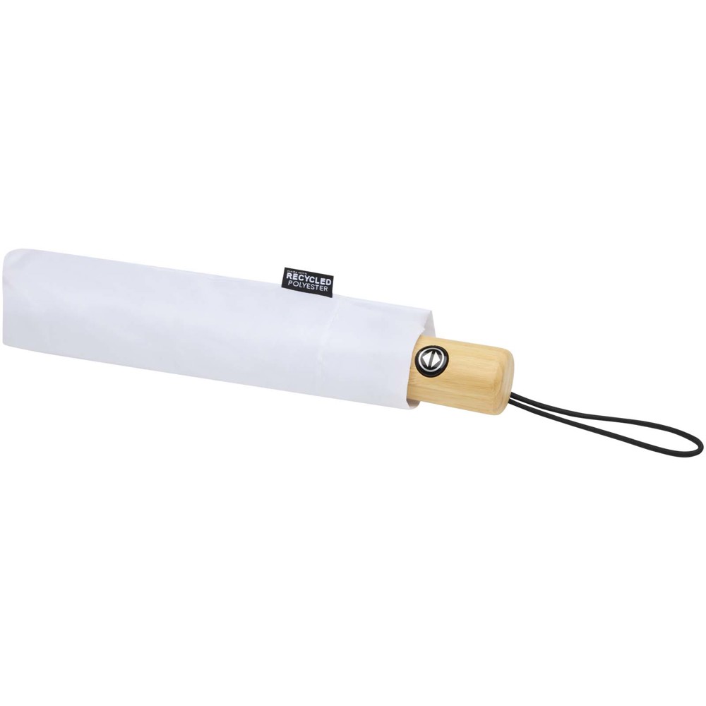 Parapluie pliable Renee de 58 cm à ouverture et fermeture automatiques blanc