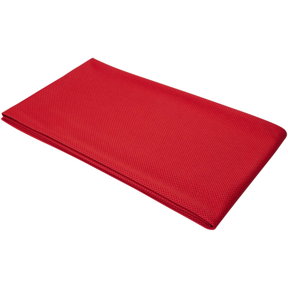 Serviette de sport Althea 70 x 140 cm rouge