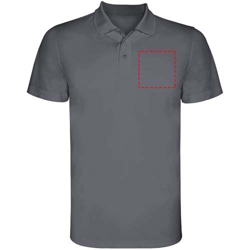 Polo sport Monzha à manches courtes pour homme Lead