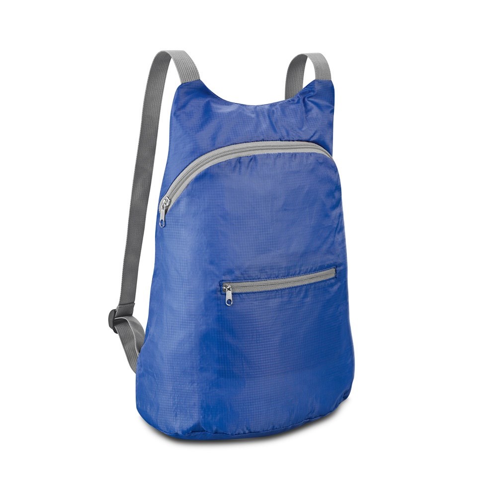 BARCELONA Sac à dos pliable en 210D ripstop bleu roi