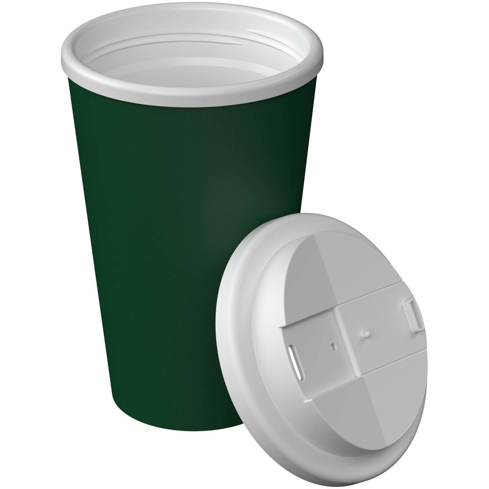 Gobelet isotherme Americano® Infiniti de 350 ml avec couvercle anti-déversement Vert bouteille