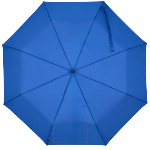 Parapluie pliable Renee de 58 cm à ouverture et fermeture automatiques Bleu royal