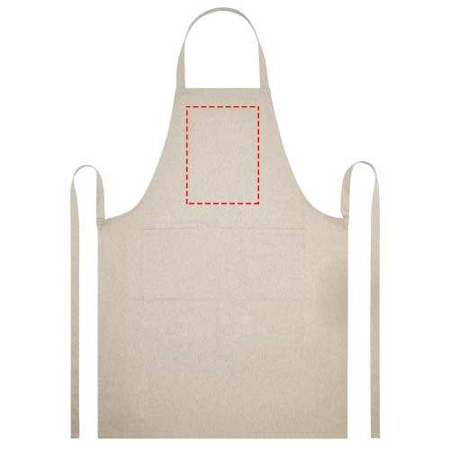 Shara 240 g/m2 Aware™ recycelte Schürze Oatmeal