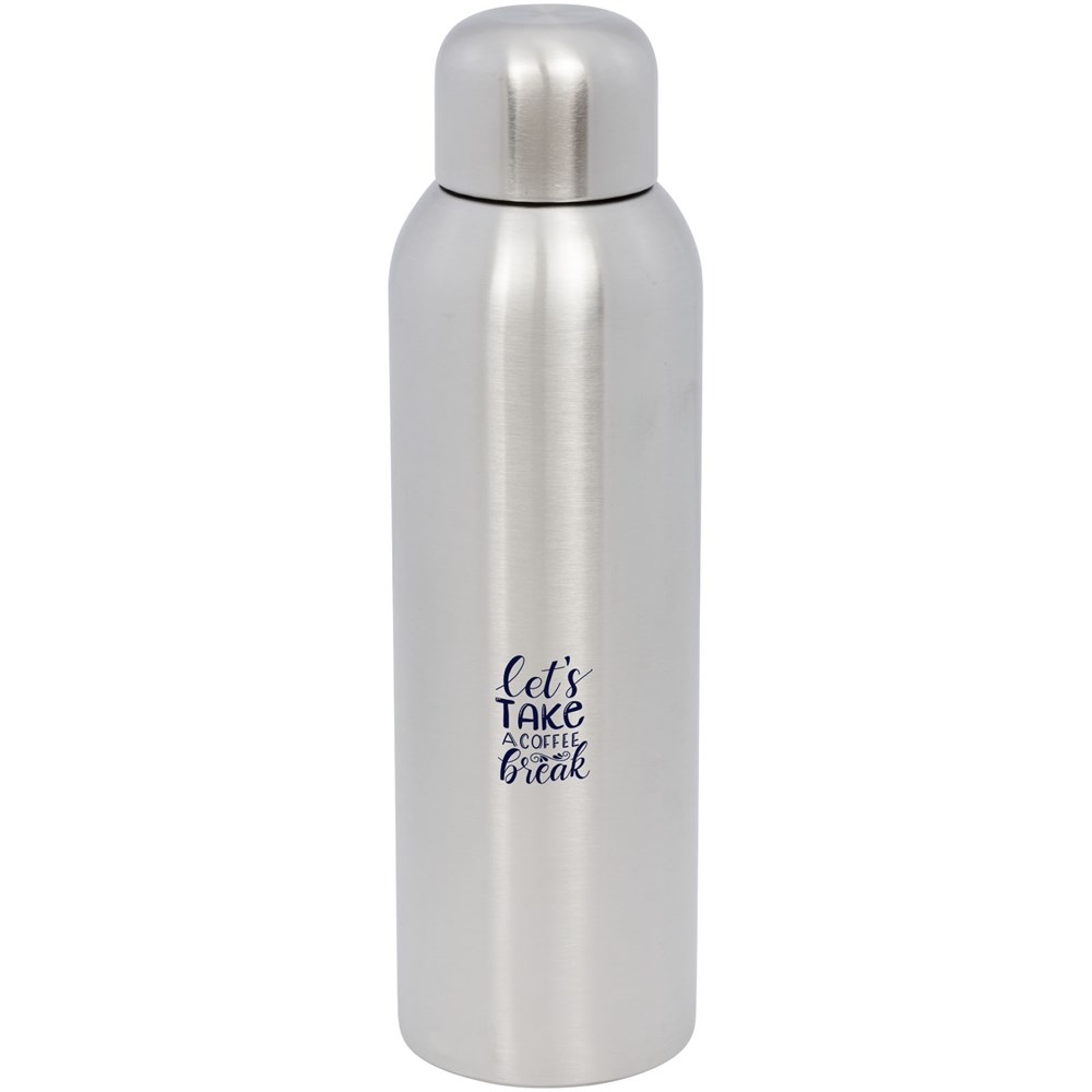 Bouteille d'eau Guzzle de 820 ml en acier inoxydable certifié RCS Argent