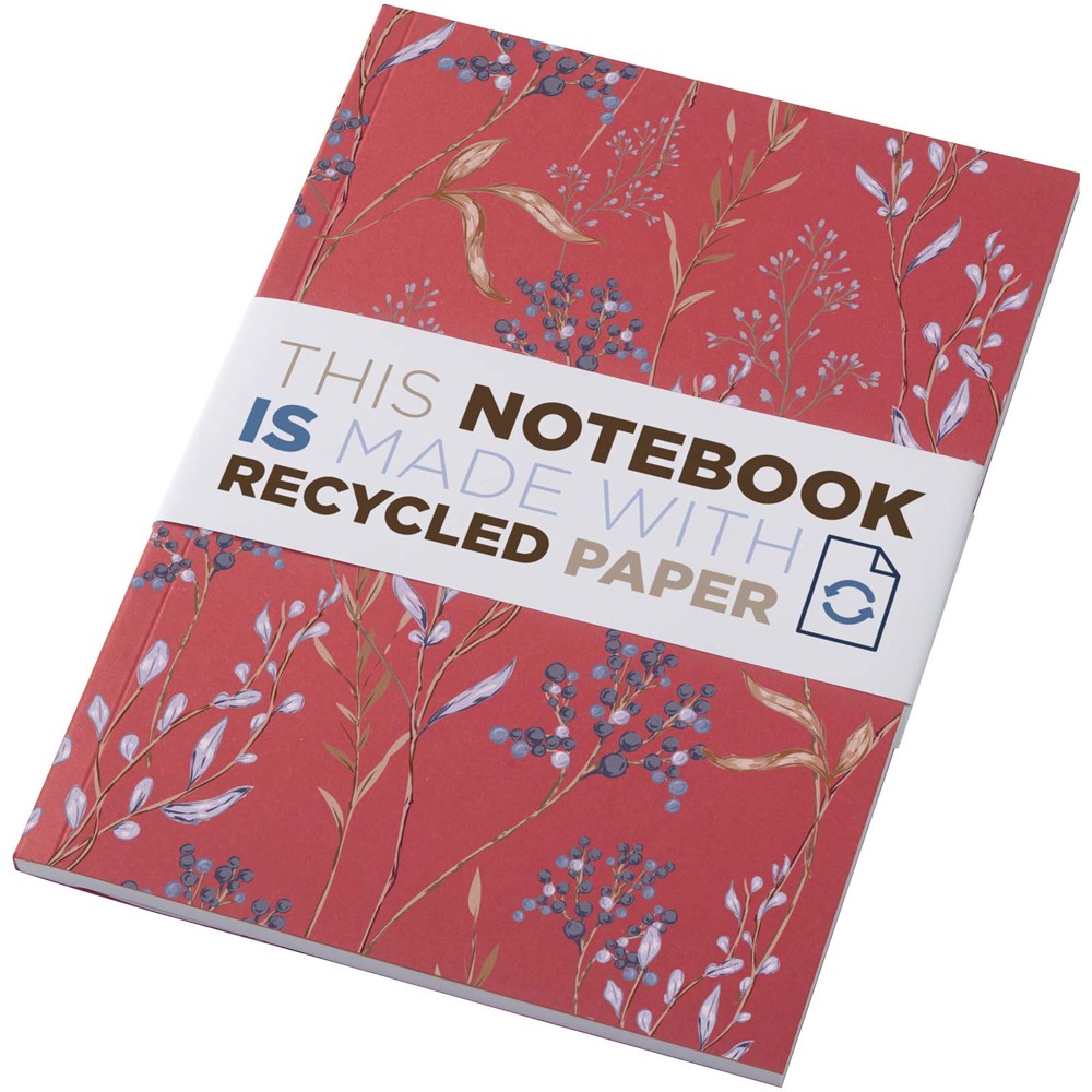 Novella Austen Colours A5 Softcover Notizbuch aus Recyclingmaterial – 50 Blatt rot