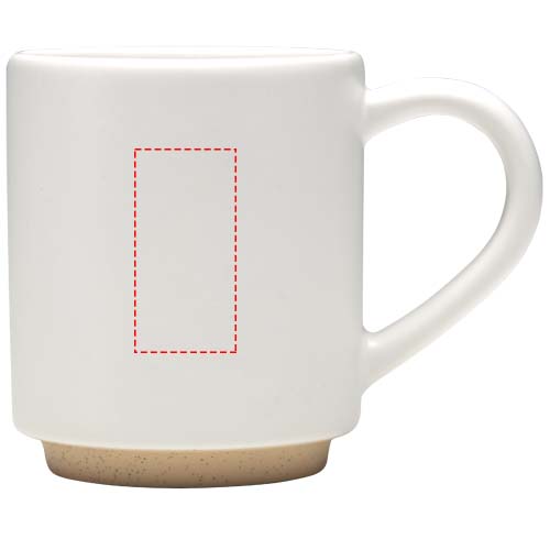 Tasse en céramique empilable Camilla, 180 ml, finition mate Blanc