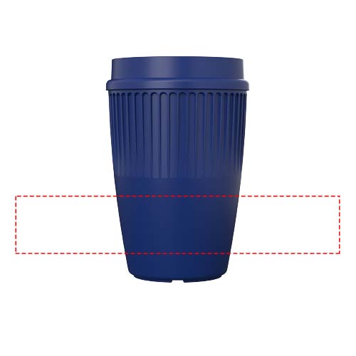 Gobelet Cirrus POP de 350 ml avec couvercle 360° Bleu