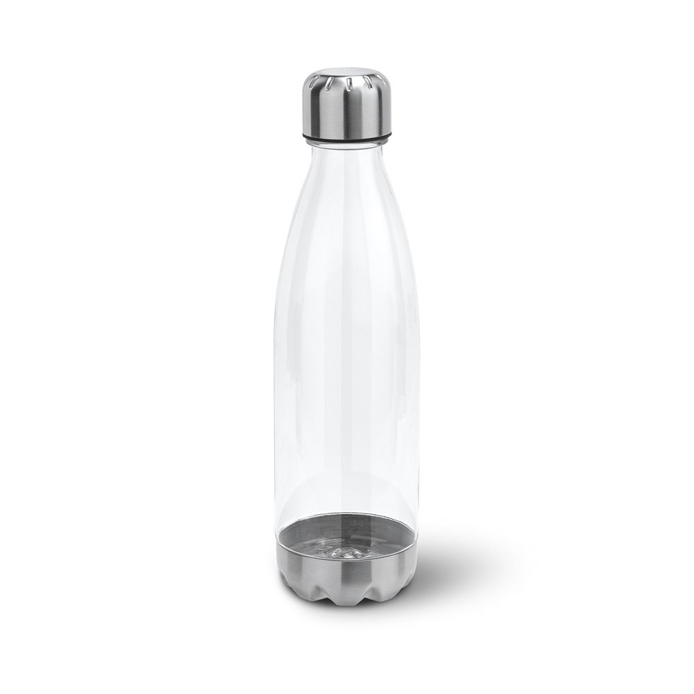 ANCER Sportflasche aus AS und Edelstahl 700 ml Transparent