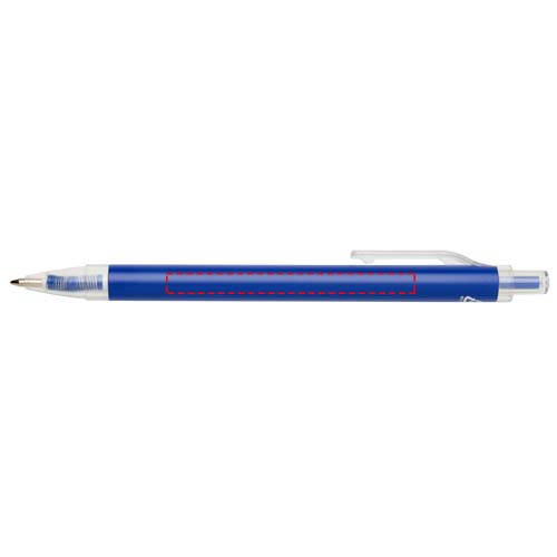 Stylo à bille Spectrum en aluminium recyclé (encre bleue) Bleu royal