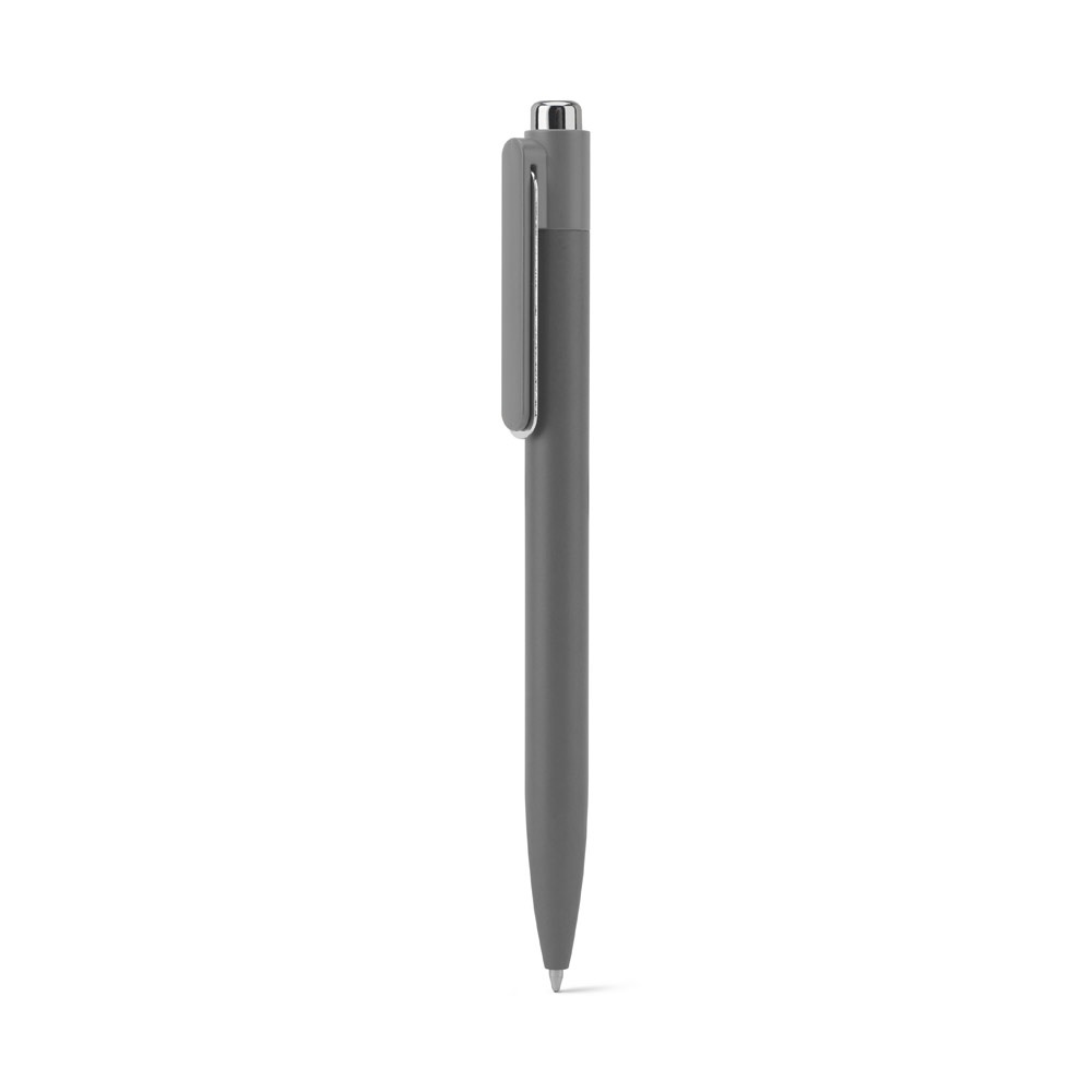 KYLIE Stylo à bille en aluminium (94% recyclé) avec clip innovant Gris clair