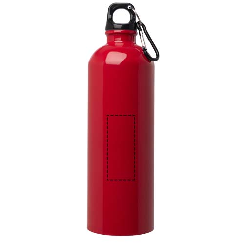 Oregon 750 ml RCS-zertifizierte, einwandige Trinkflasche aus Edelstahl mit Karabinerhaken rot