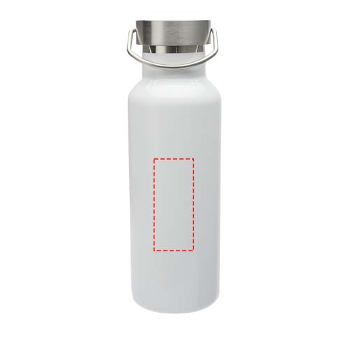 Thor 500 ml RCS-zertifizierte Trinkflasche aus Edelstahl weiss