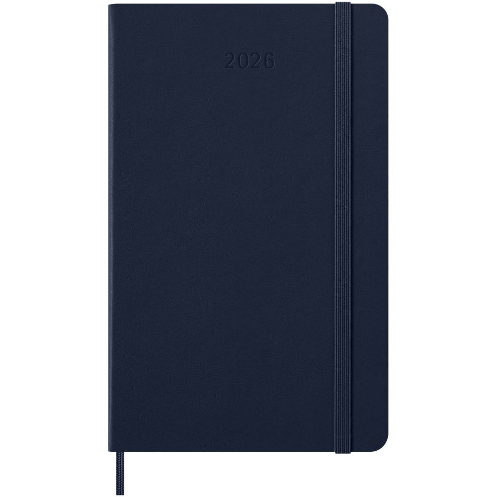 Agenda L hebdomadaire 12 mois Moleskine à couverture rigide Bleu saphir