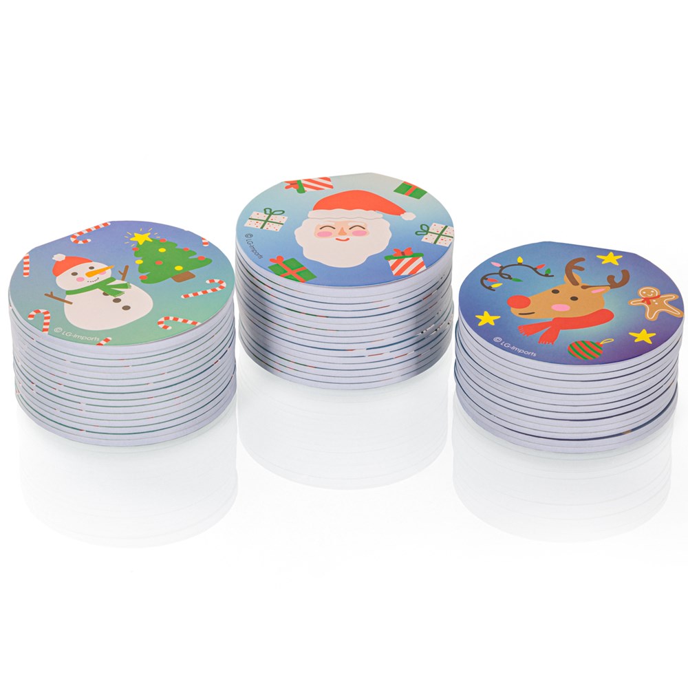 Bloc-notes set de 48 pièces Noël