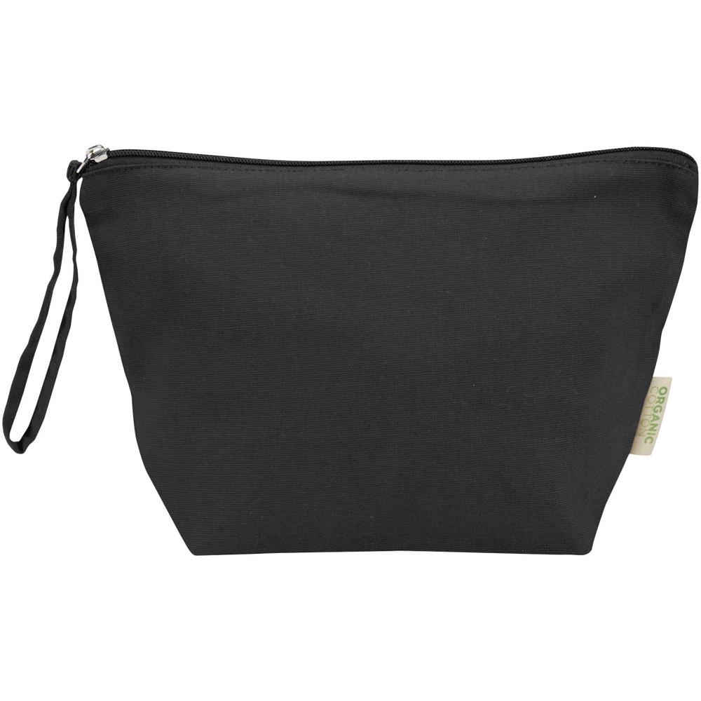 Grande pochette à accessoires Odisha de 3 L bio certifiée OCS 180 g/m² noir