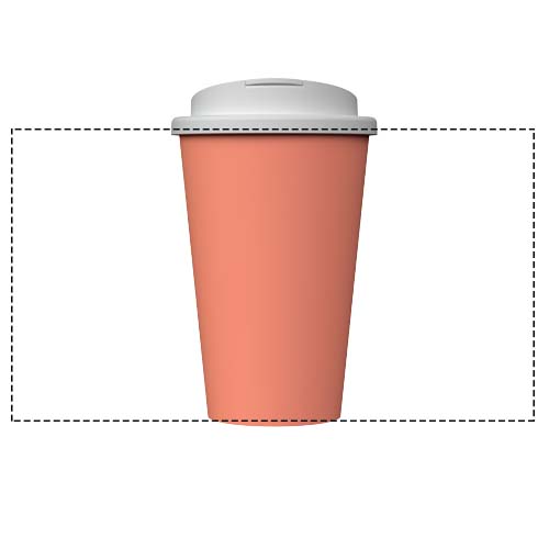 Gobelet isotherme Americano® Infiniti de 350 ml avec couvercle anti-déversement Corail