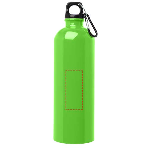Oregon 750 ml RCS-zertifizierte, einwandige Trinkflasche aus Edelstahl mit Karabinerhaken apfelgrün