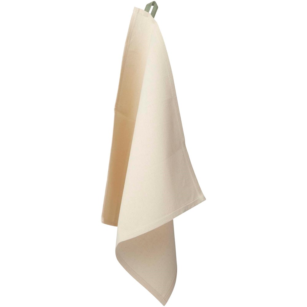 Alora 200 g/m² Küchenhandtuch aus recycelter Baumwolle heather grün