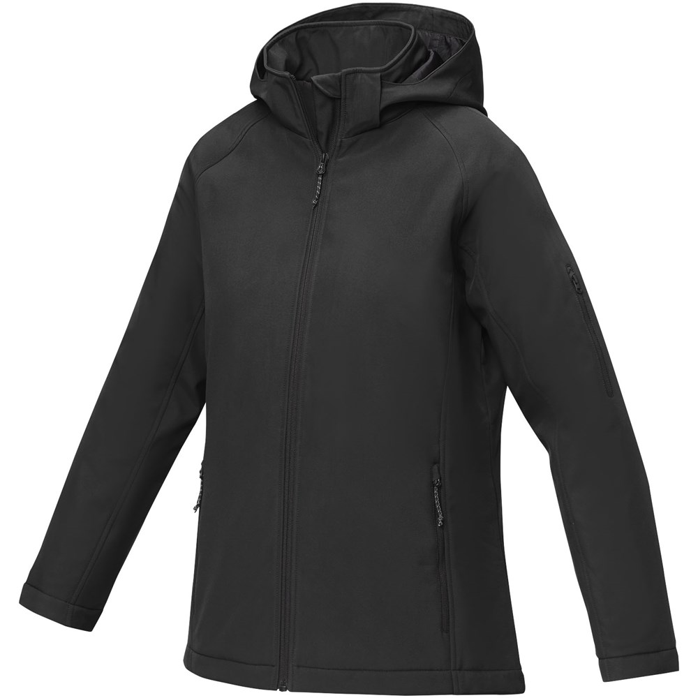 Notus wattierte Softshell Damenjacke schwarz