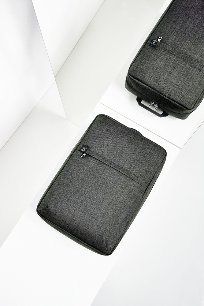 Notebook-Rucksack EUROPE Gris mélangé