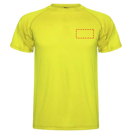 Montecarlo Sport T-Shirt für Kinder Fluor Yellow