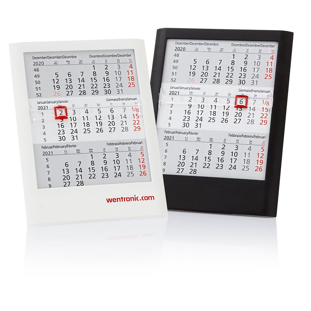 3-Monats-Tischkalender 2026