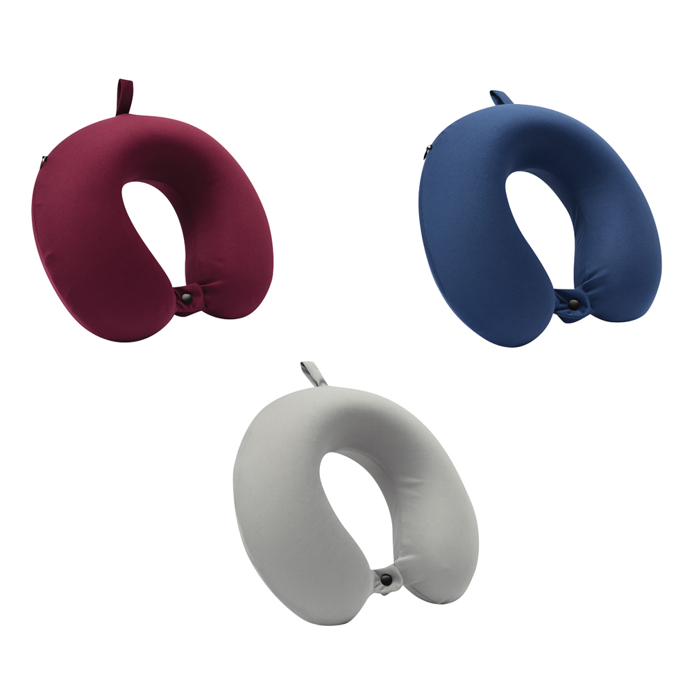 Nackenkissen Memory-Foam grau