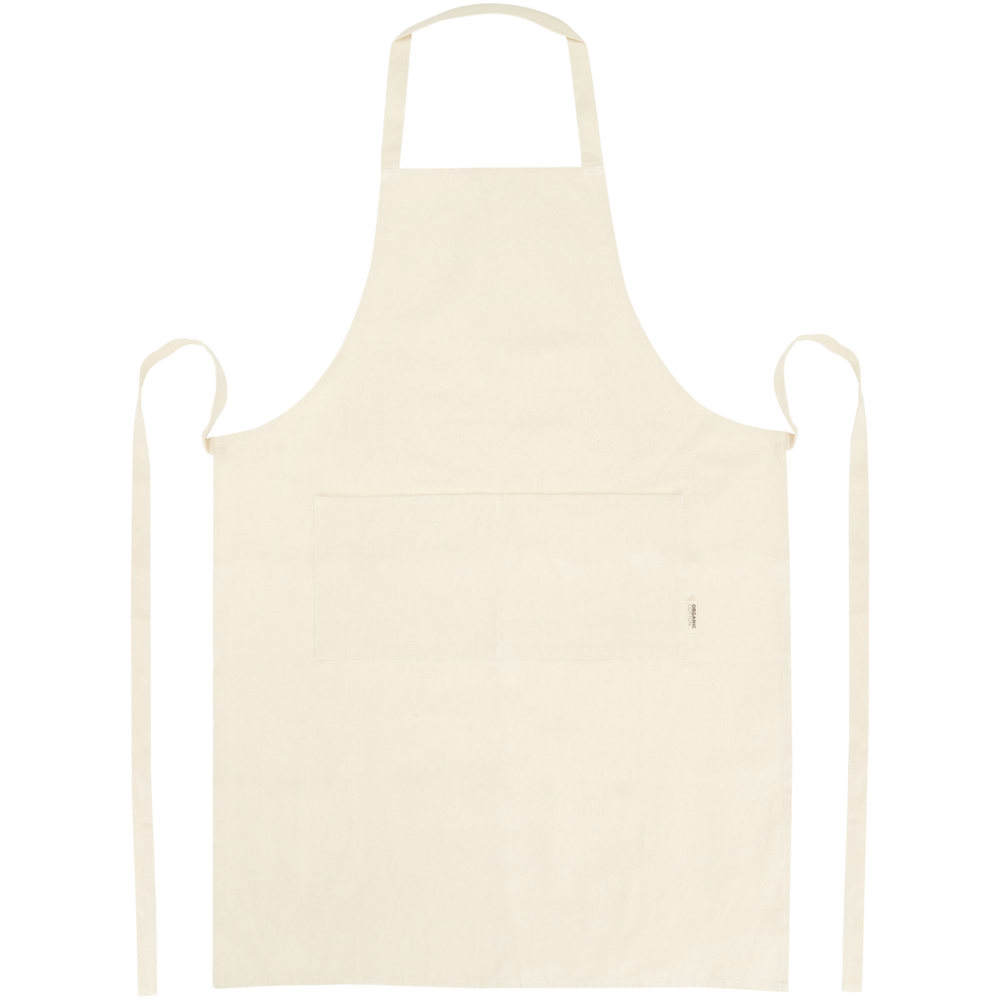 Tablier Orissa en coton biologique de 200 g/m2 Naturel