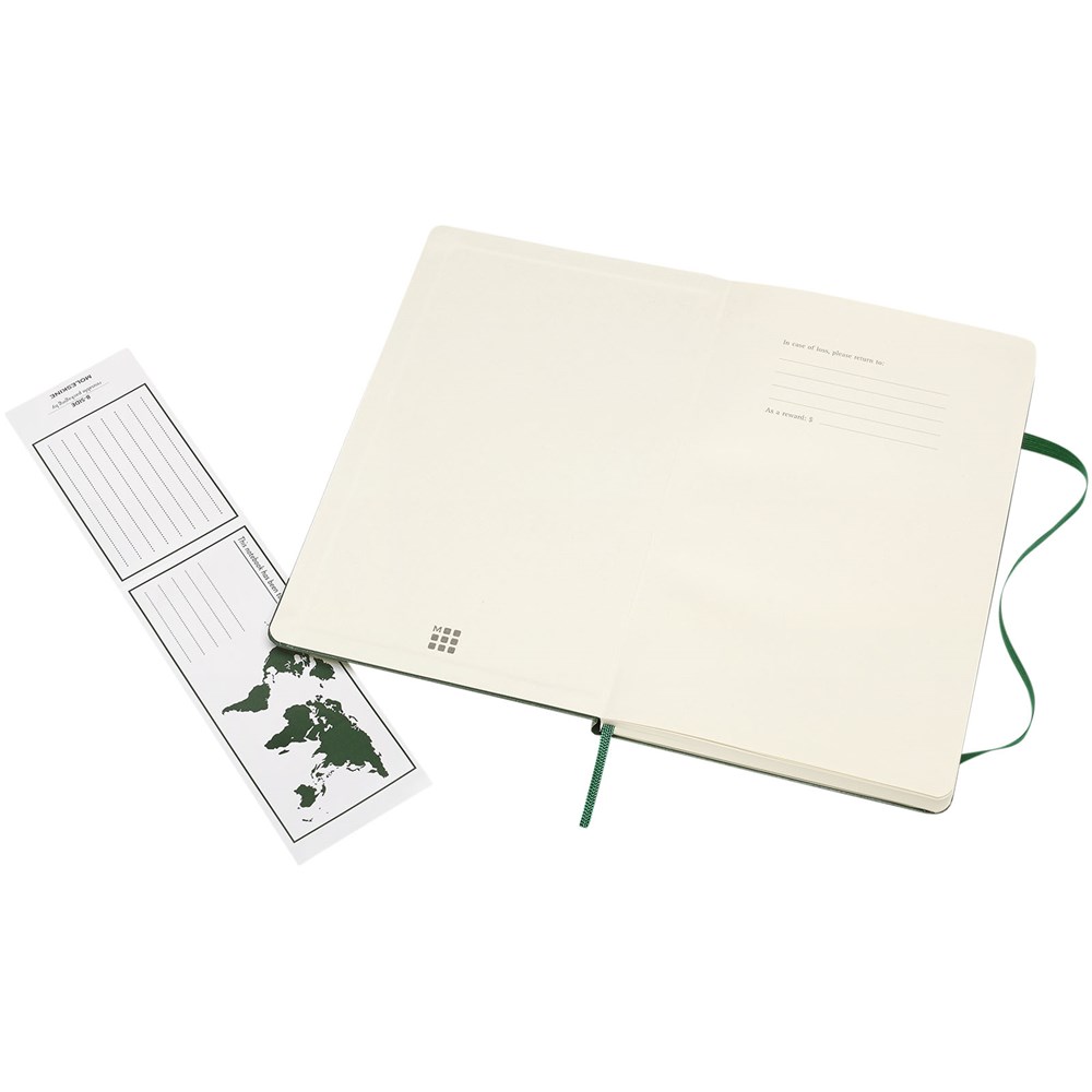 Moleskine Classic Hardcover Notizbuch L – liniert myrtengrün