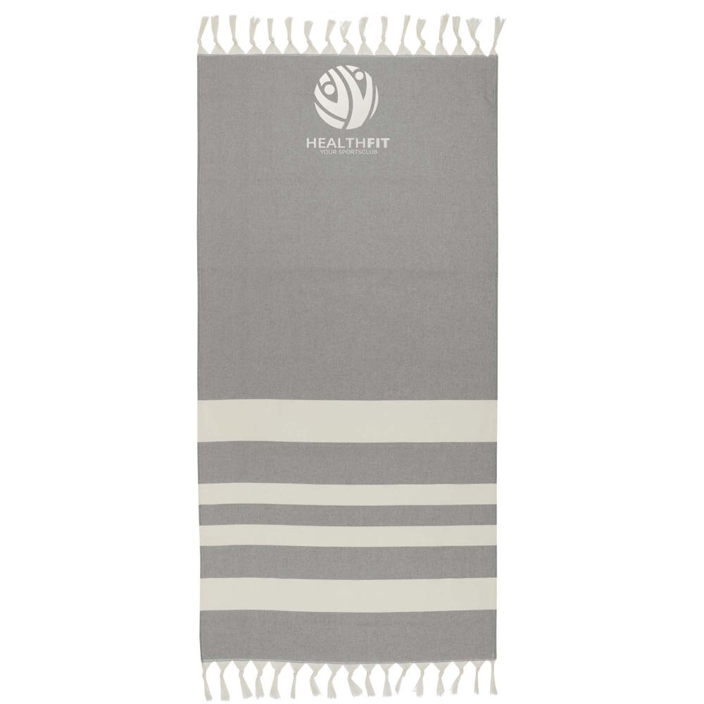 Serviette de hammam Anders 147 x 75,5 cm noir
