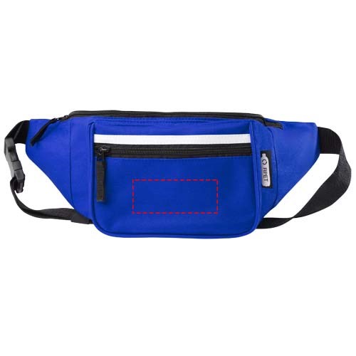 Sac banane en RPET GRS Journey Bleu royal