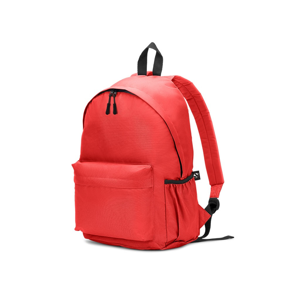ROSARIO. Klassischer Rucksack mit zeitlosem Design aus recyceltem 600D Polyester
