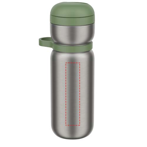 Mepal Twist 600 ml Thermo-Sportflasche moosgrün