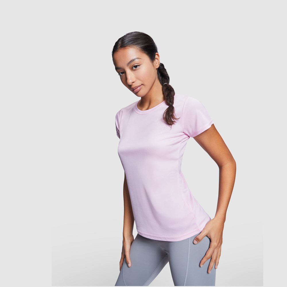 T-shirt sport Montecarlo à manches courtes pour femme Citron vert