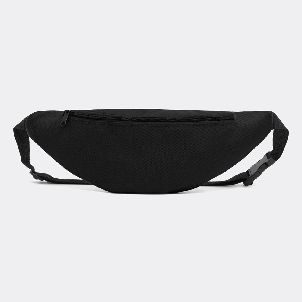 Stylische Bauchtasche London – individuell mit Logo bedruckbar. Praktisches Werbegeschenk für unterwegs. schwarz