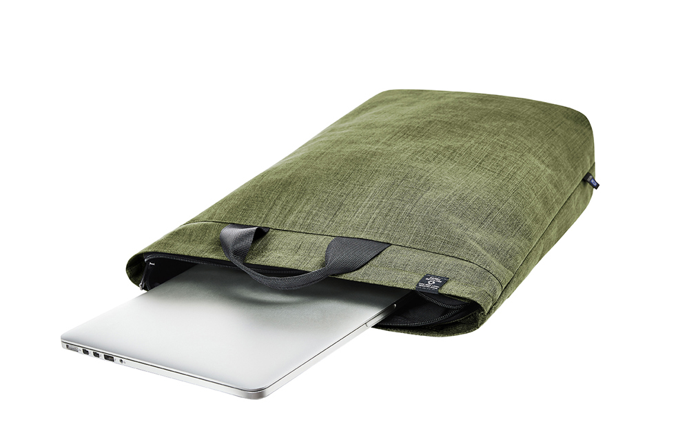 Laptop-Rucksack EUROPE grün meliert