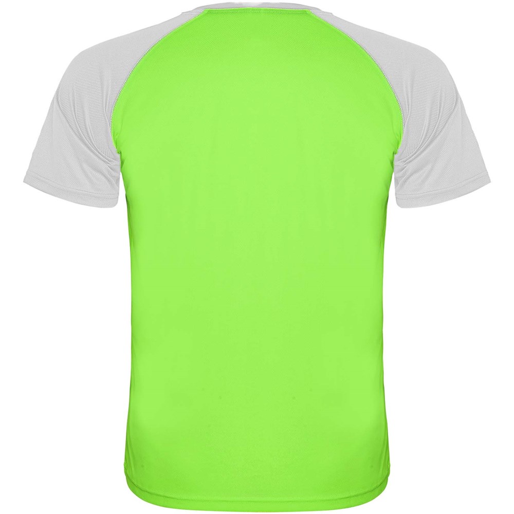 Indianapolis Sport T-Shirt für Kinder Fluor Green, weiss