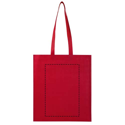 Sac shopping convention EcoSeal de 6 L non tissé en matériaux recyclés certifiés GRS Rouge