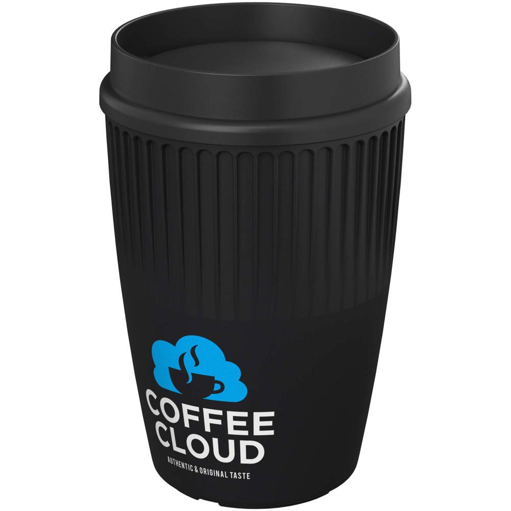 Gobelet Cirrus POP de 350 ml avec couvercle 360° noir