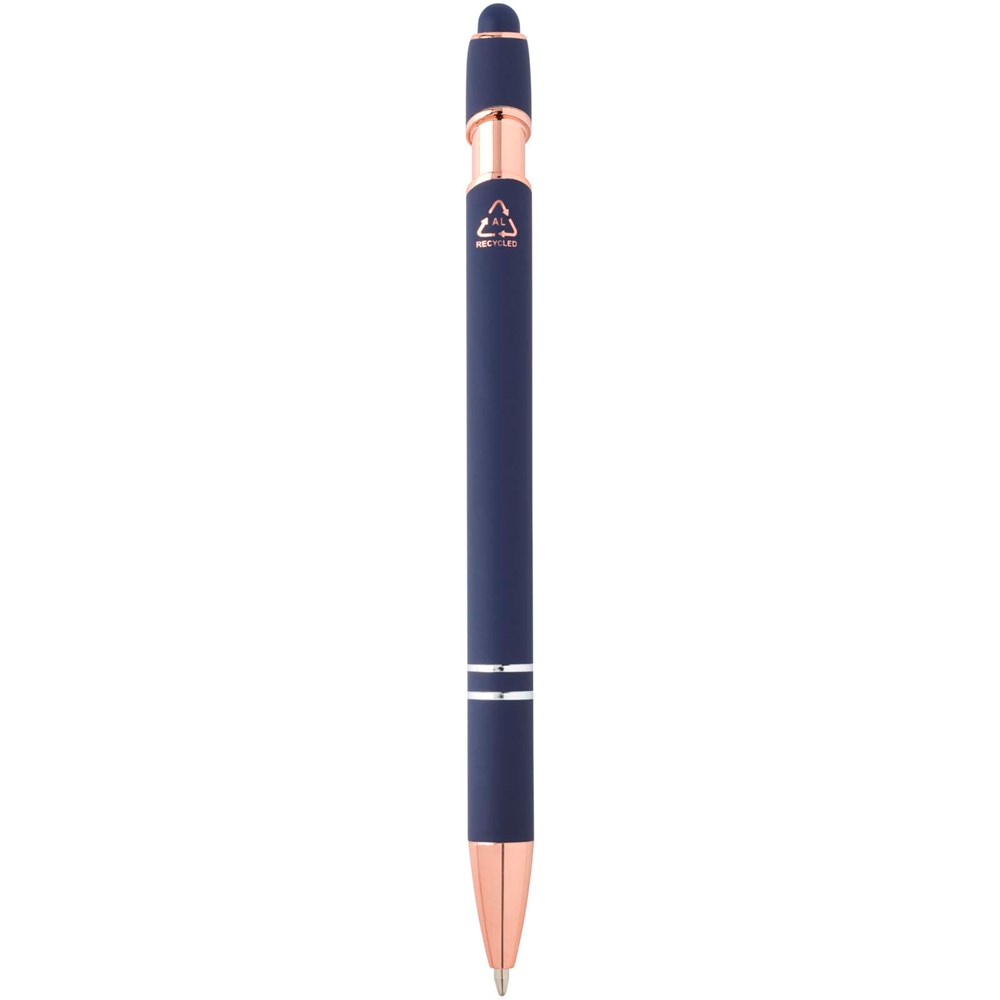 Nanna Kugelschreiber mit Roségold Finish (blaue Mine) Ozeanblau