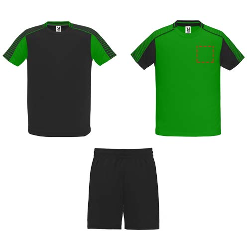 Juve Sport-Set Unisex farngrün, schwarz
