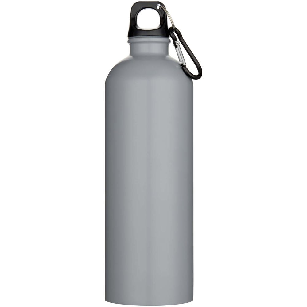 Oregon 750 ml matte RCS-zertifizierte, einwandige Trinkflasche aus recyceltem Edelstahl mit Karabinerhaken grau