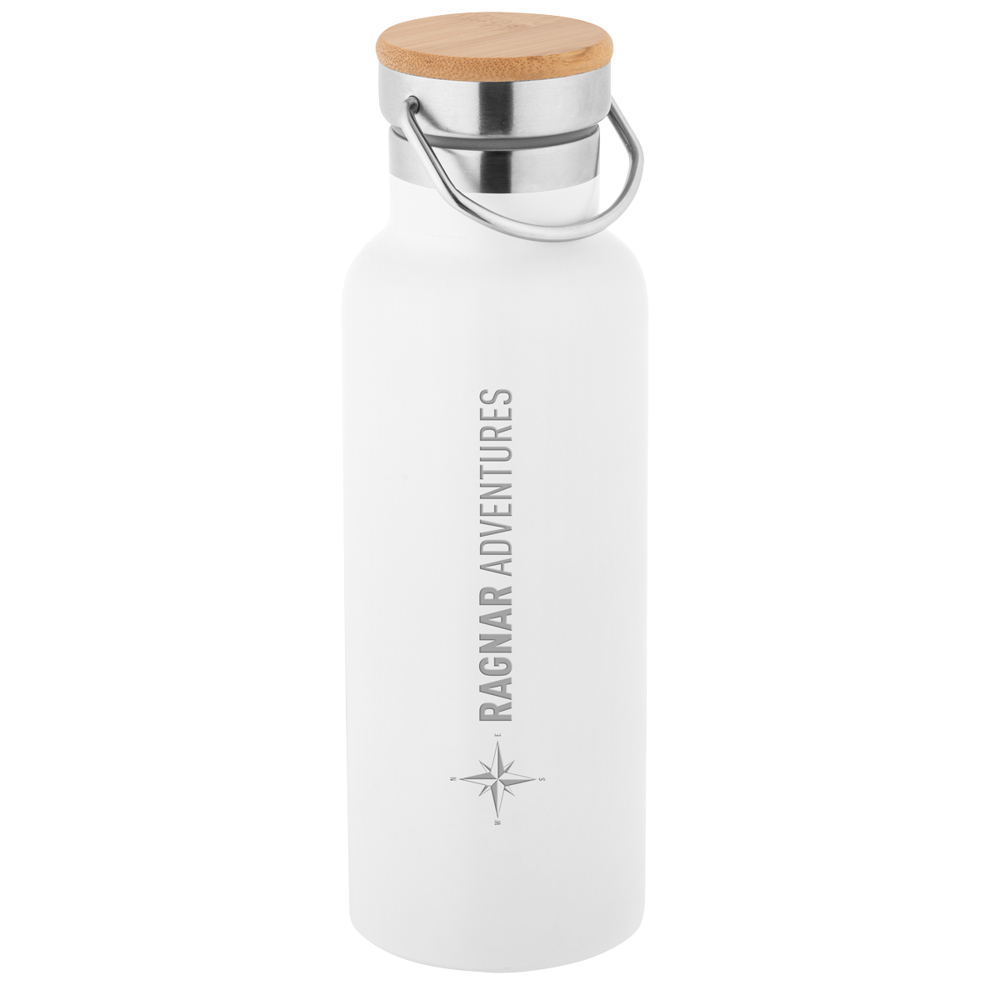 Isolierflasche Benevento weiss