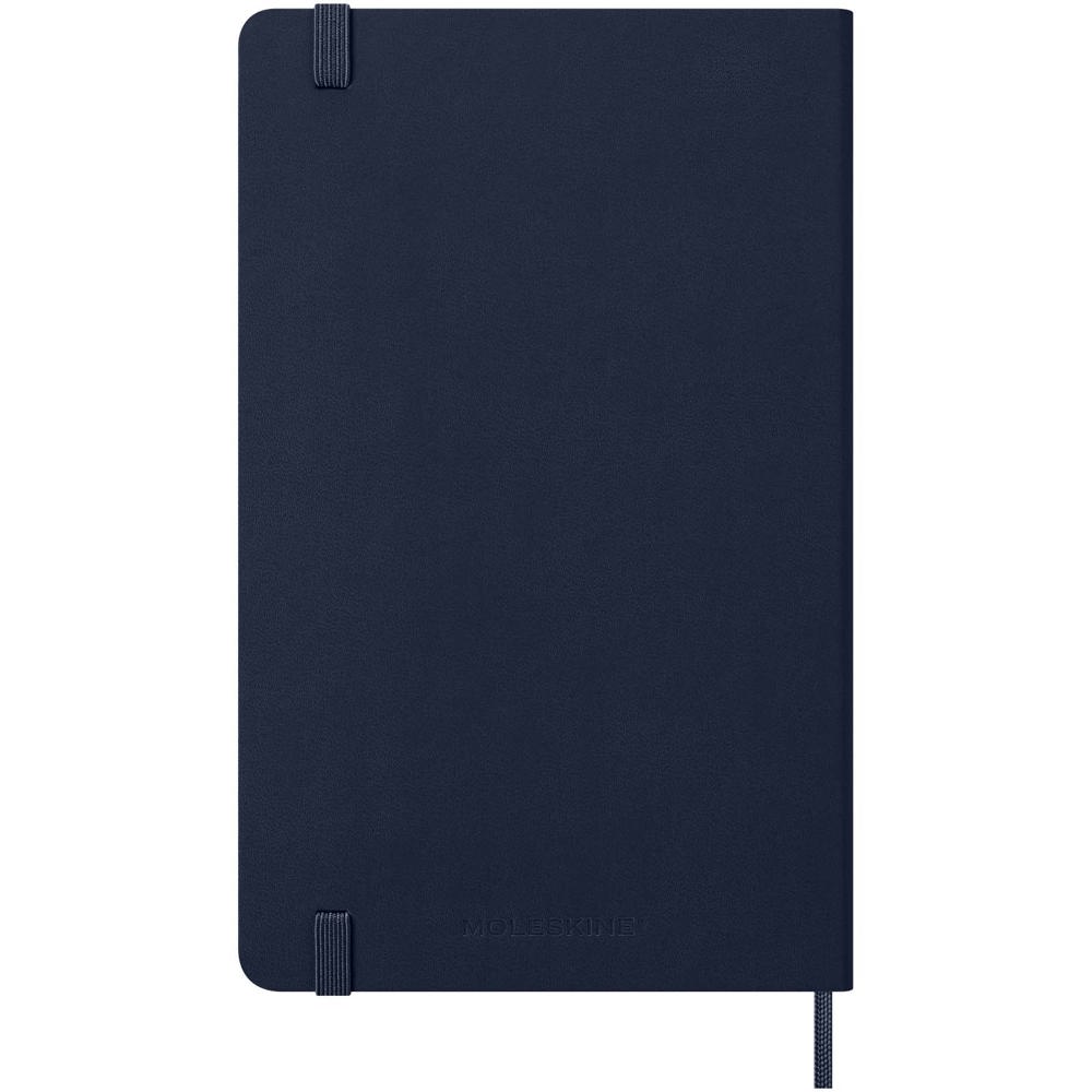 Agenda L quotidien 12 mois Moleskine à couverture rigide Bleu saphir